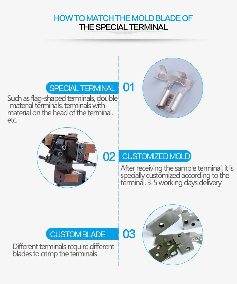 Pre-insulation Nylon Ring Type Terminal Crimping Applicator, Terminal Press Machine Terminal Crimping Applicator, Terminal Machine Applicator