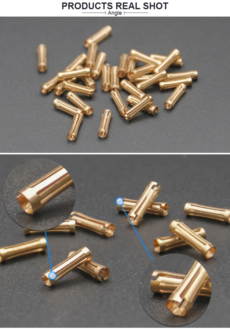Hardware in acciaio inossidabile parti di stampaggio in rame terminale maschio e femmina