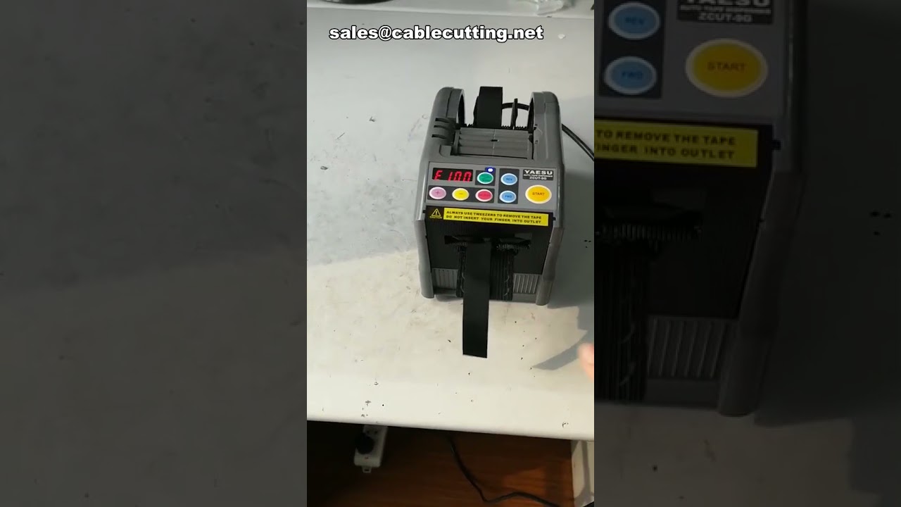 Zcut 9: Taglierina Automatica per Nastri Adesivi Elettrici Colorati – Dispenser Professionale