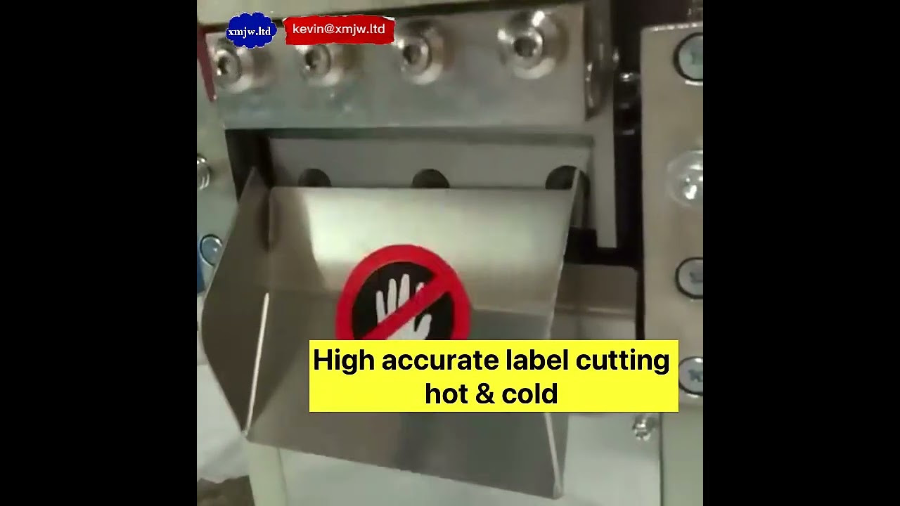 Taglierina automatica per etichette in acciaio inox a controllo computerizzato