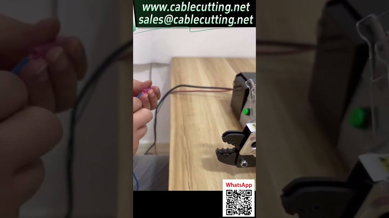 Automated Terminal Crimping Machine - Terminal Crimping Operation Demo