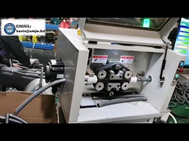 Macchina per taglio tubi servo-rotativa 10-45mm con sistema visivo - Taglio, fenditura e punzonatura personalizzabile