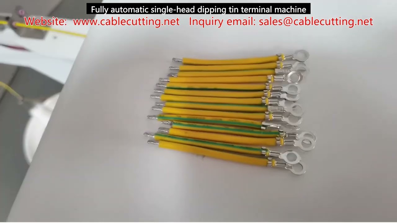 Macchina automatica monopunta per terminali a spina impermeabili, resistente all'usura e ad alta velocità
