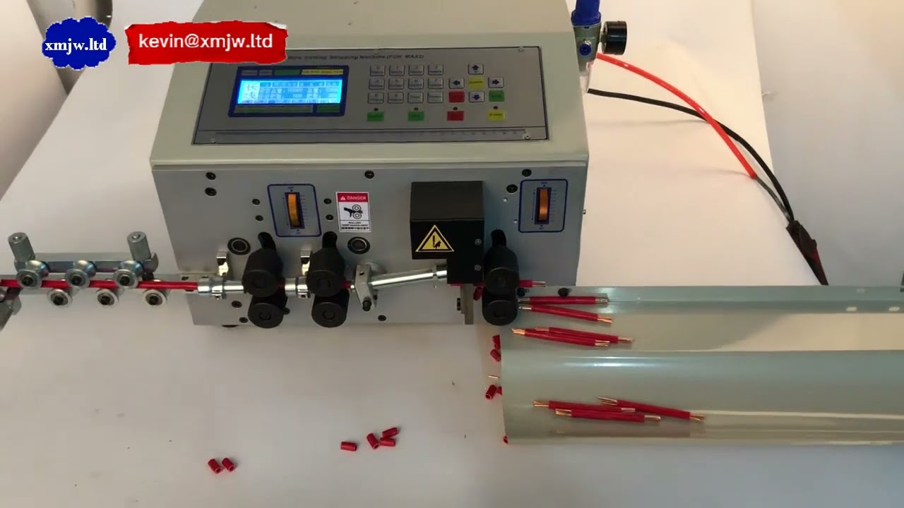 Automatic Industrial Multi-Core Wire Cutting and Stripping Machine