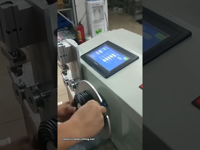 Macchina Automatica Integrata per Misura e Avvolgimento Cavi