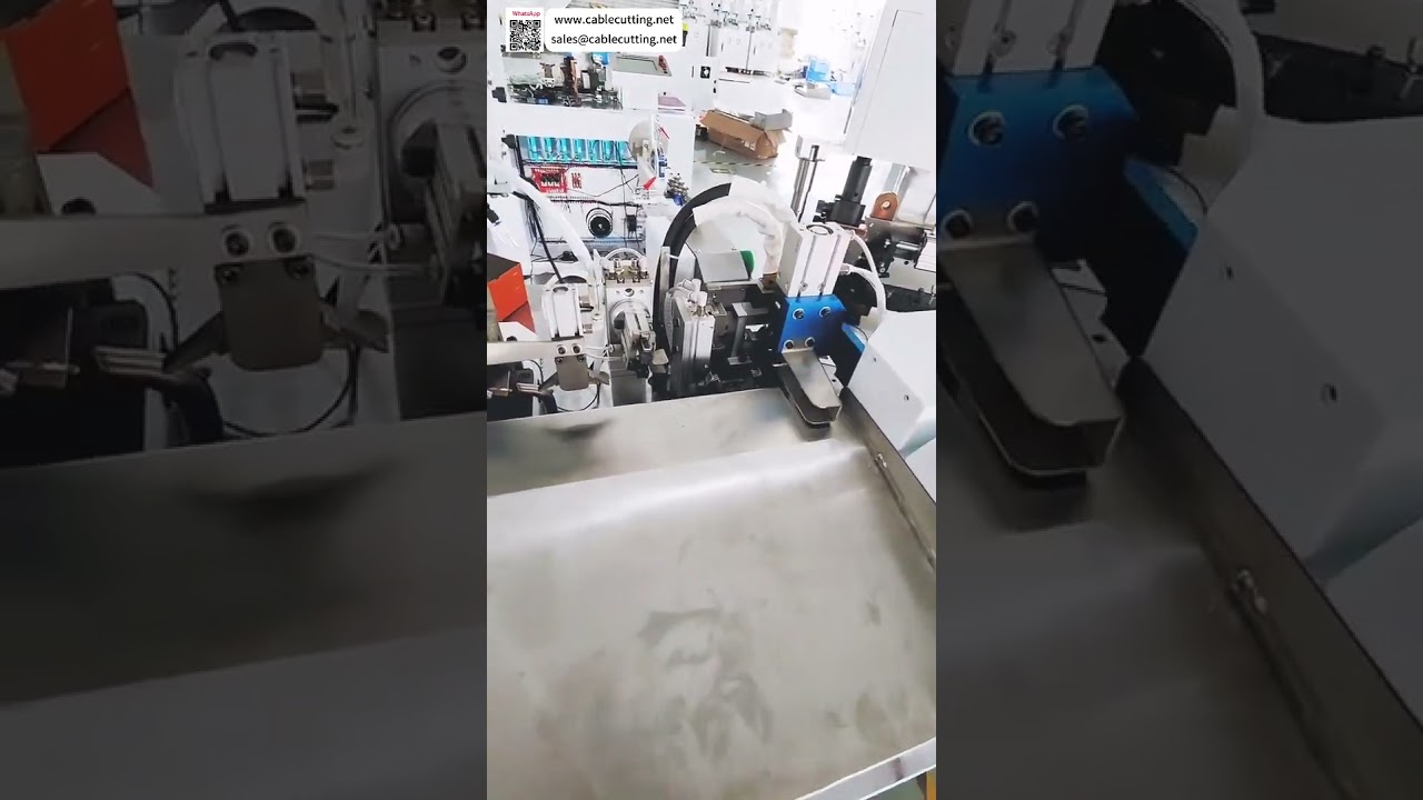 Macchina Crimpatrice Automatica per Terminali su Fili Intrecciati in Nylon Alta Temperatura per Cablaggi Elettrodomestici