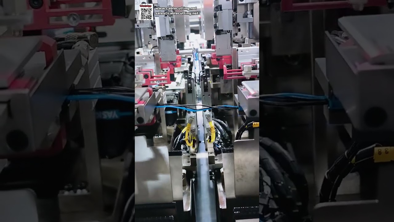Máquina Automática de Crimpagem de Terminal Dupla Cabeça e Inserção de Invólucro com Alta Compatibilidade