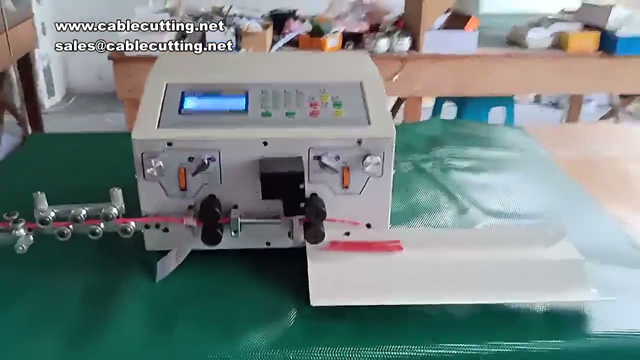 Macchina spellafili automatica 800W per cavi 0.3-25mm²: doppia pelatura, taglio e controllo computerizzato (0-100mm)