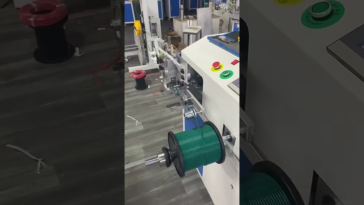 Macchina Automatica Servo per Avvolgimento e Nastratura di Precisione - Cavi Piatti Impermeabili Intrecciati