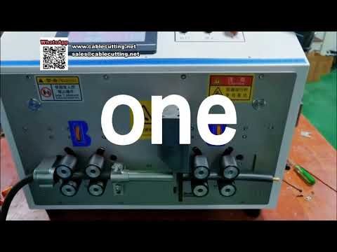 Macchina automatica per taglio e spelatura cavi 35mmq - Computerizzata con sistema servo pressa