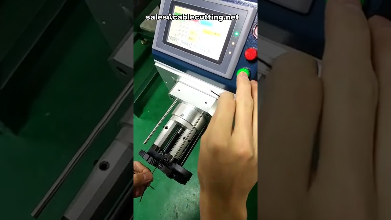 Macchina spellacavi coassiale per cavo a 3 strati | Spelafilo coassiale sottile
