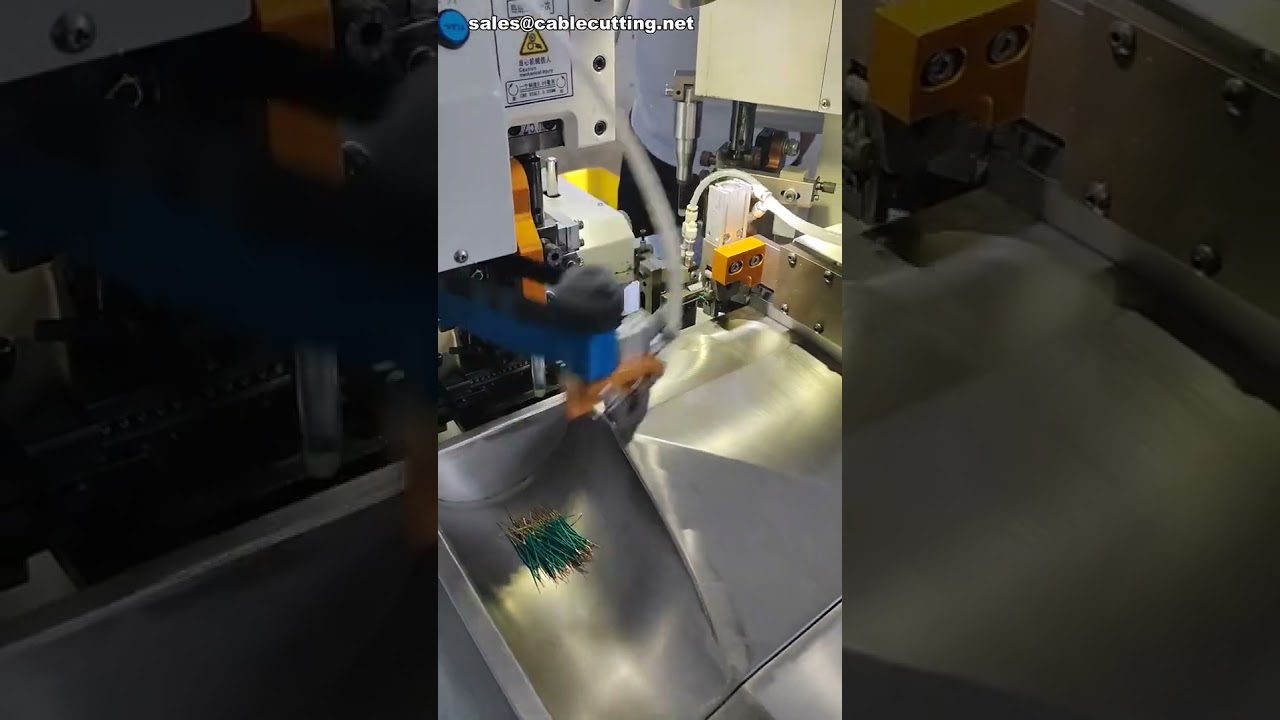 Macchina Crimpatrice Terminali a Doppia Testa - Commutazione Singolo/Doppio Capo per Pin | #fabbrica #macchina #faidate