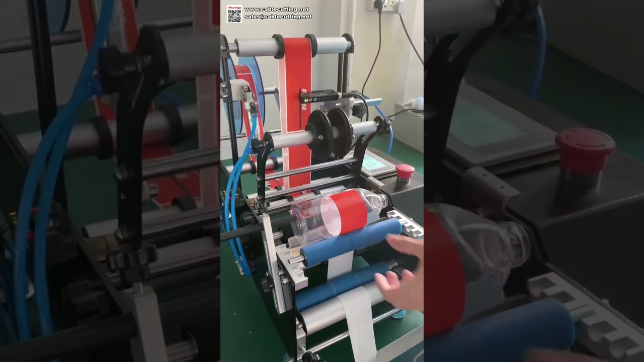 Etichettatrice Semi-Automatica per Bottiglie Tonde | Applicatore da Tavolo per Piccole Produzioni