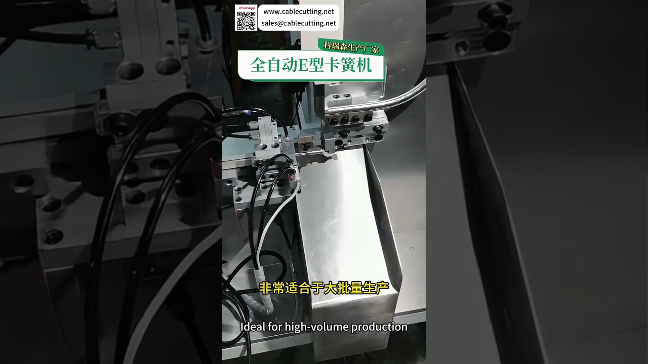Macchina assemblaggio circlip tipo E ad alta velocità - Automazione di precisione per linee produttive
