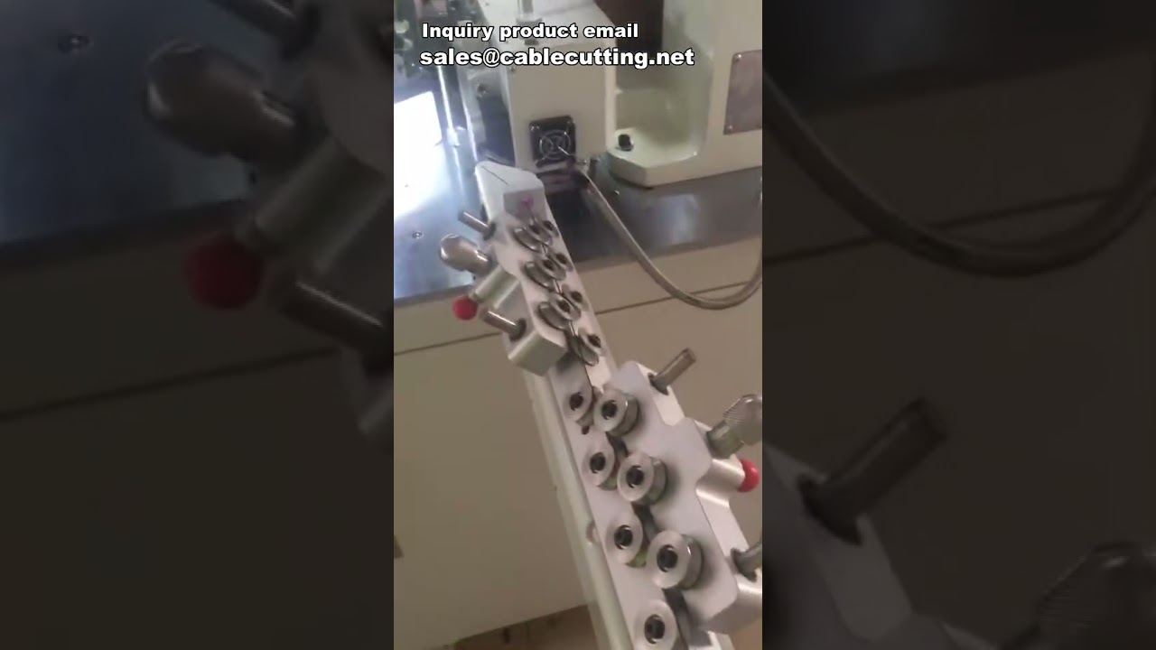 Macchina Automatica per Taglio, Spelatura e Crimpatura Terminali