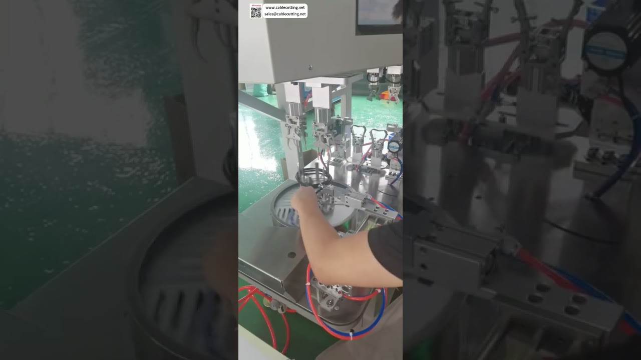 Macchina Automatica per Legare Cavi HDMI - Doppia Legatura Circolare ad Alta Velocità per Debug in Fabbrica