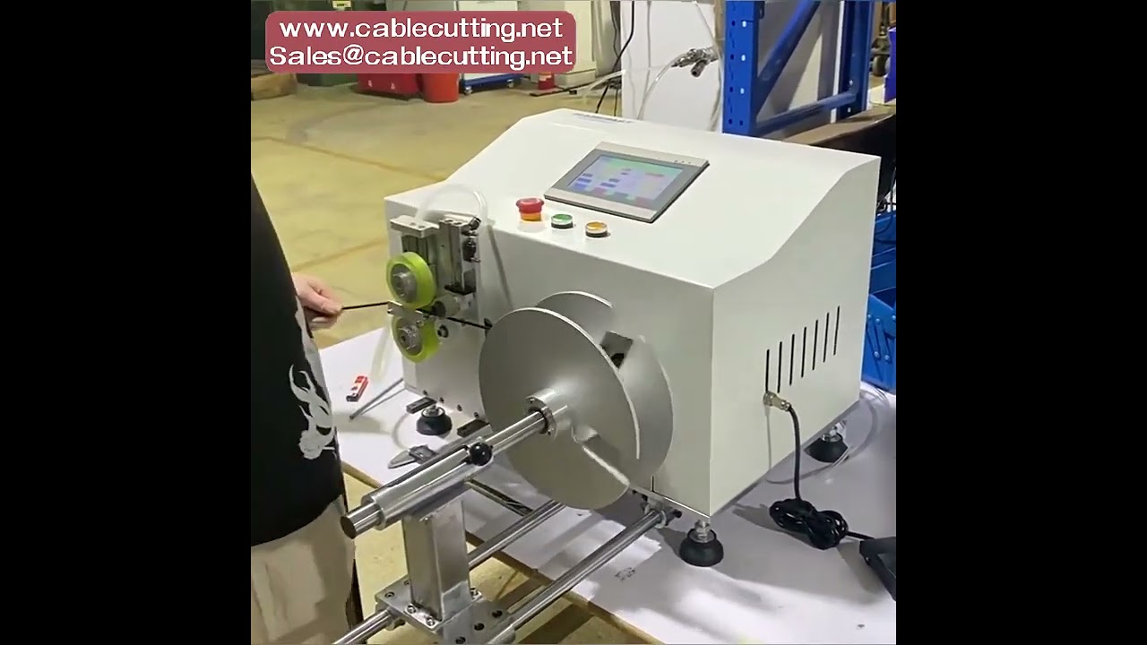 Macchina Avvolgitrice e Contafili Elettrica 3 in 1 con Touch Screen - 750W, Diametro 60mm