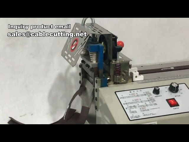 Macchina per taglio a caldo professionale: taglio sigillato di corde elastiche e tessuti