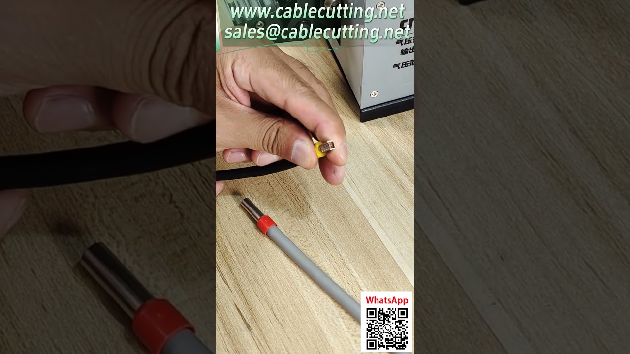 Crimpatrice Pneumatica 25M: Prova di Crimpatura con Tubo Esteso e Stampi Intercambiabili