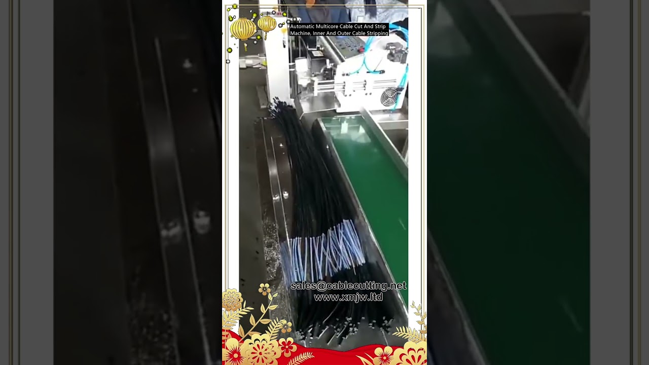 Macchina automatica per taglio e spelatura cavi multipolari – rimozione isolamento interno ed esterno