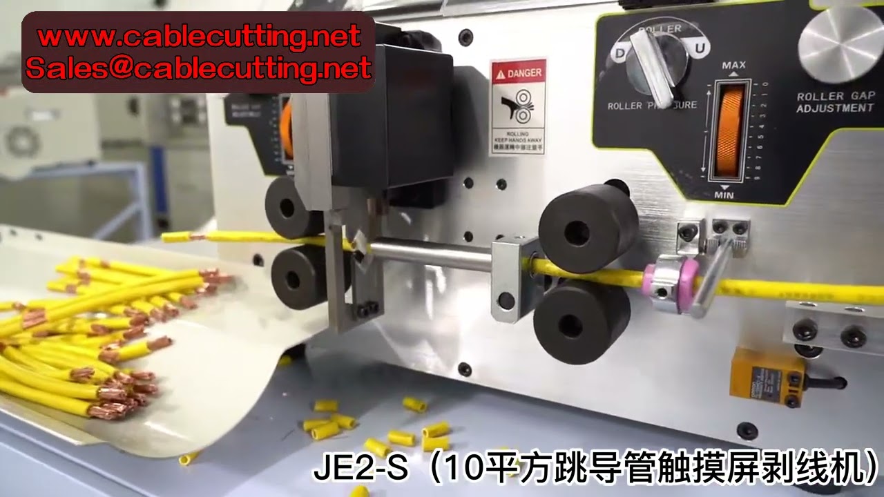 Macchina Automatica per Taglio e Spellatura Cavi 0,1-10mm² | PVC, Teflon, Intrecciato