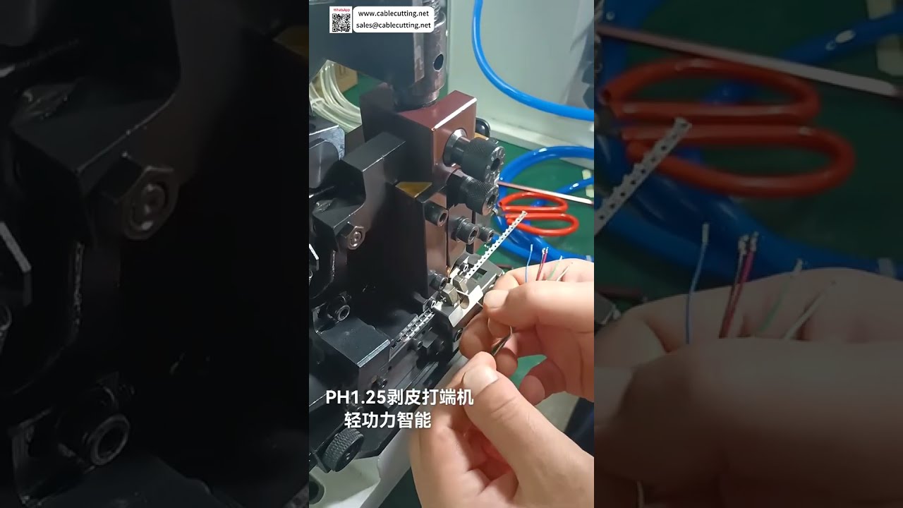 Macchina Spelafili e Crimpatrice | Pressa Terminali di Precisione Affidabile | Attrezzo per Cablaggi ad Alta Velocità