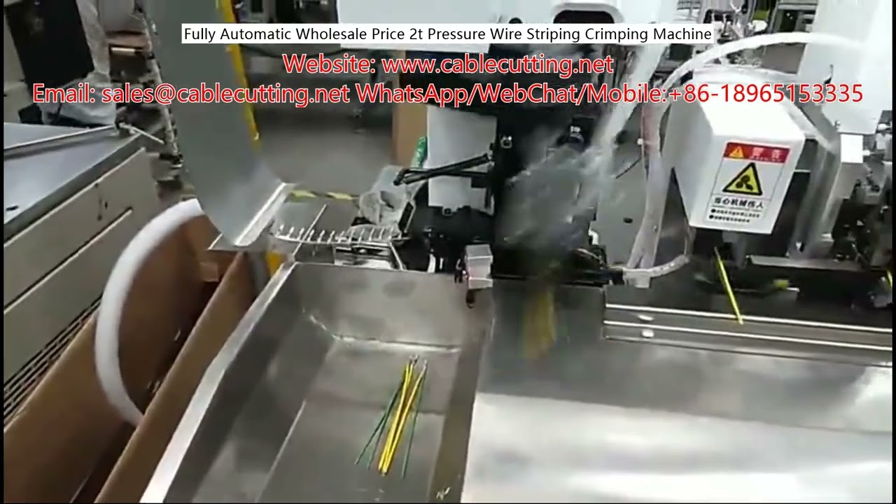 Macchina spellatrice e crimpatrice automatica 2 tonnellate - Prezzo all'ingrosso per produzione industriale