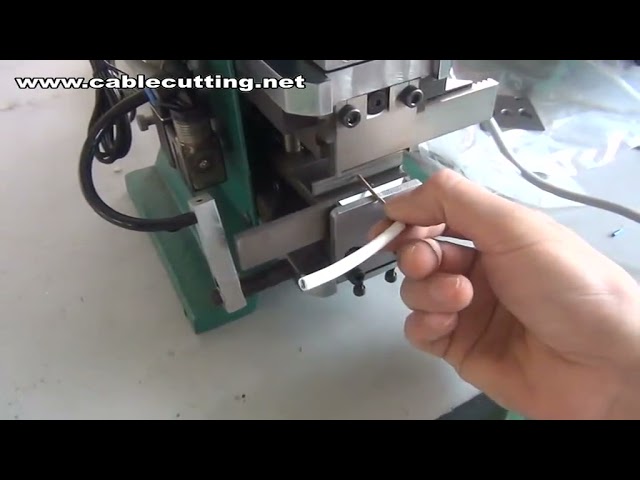 Macchina Semi Automatica per Spelatura Fili e Cavi - Pelatura e Torsione Professionale