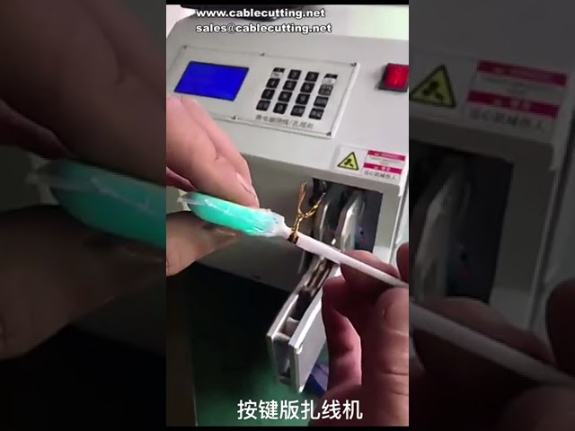 Macchina automatica per avvolgimento e legatura cavi dati | Avvolgitrice parziale, legatrice singola, legatrice