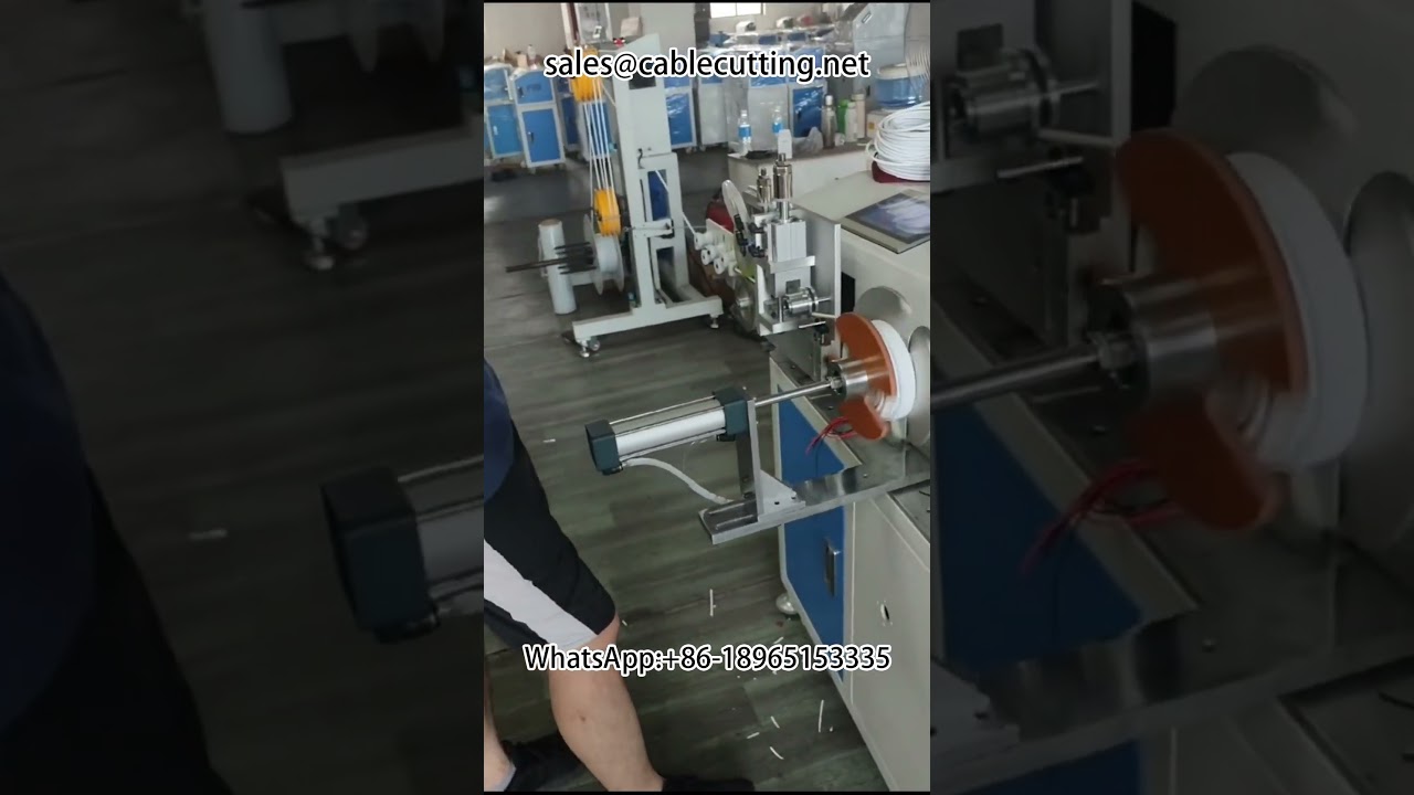 Macchina automatica per conteggio metri, smistamento, taglio, avvolgimento e legatura – #riavvolgitrice contametri