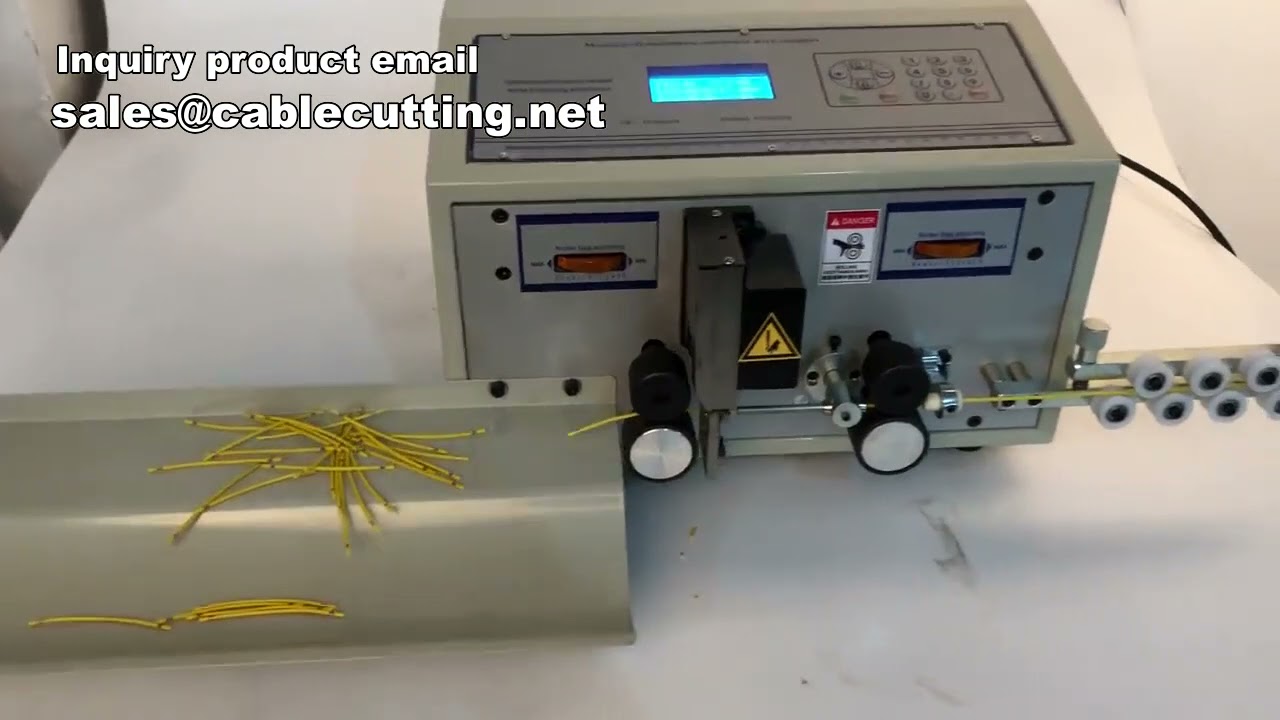Spelafili Automatico Professionale | Macchina per Taglio e Spellatura Cavi Computerizzata