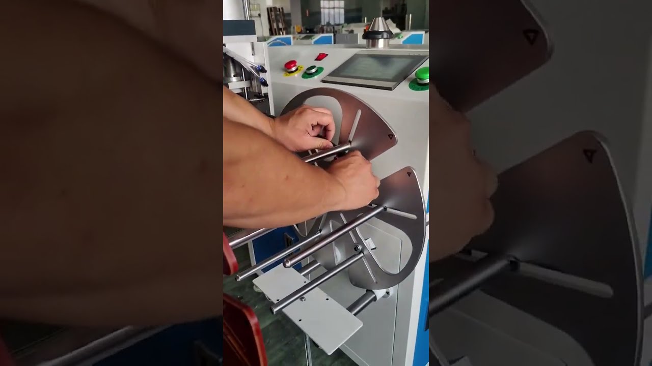 190 - Ribobinatore Efficiente da Grande a Piccolo Rotolo con Misurazione Precisa e Avvolgimento Ordinato
