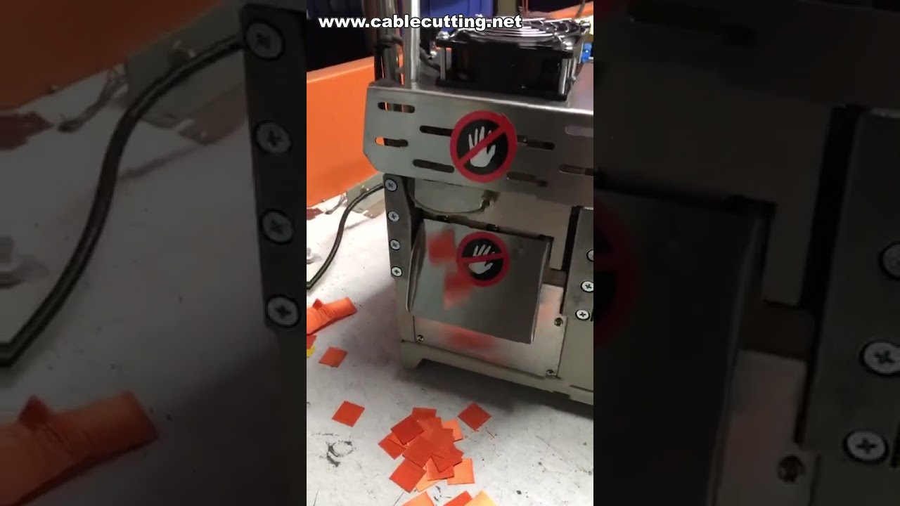 Taglierina Automatica per Tessuti Etichette | Macchina Taglio Caldo/Freddo per Nastri
