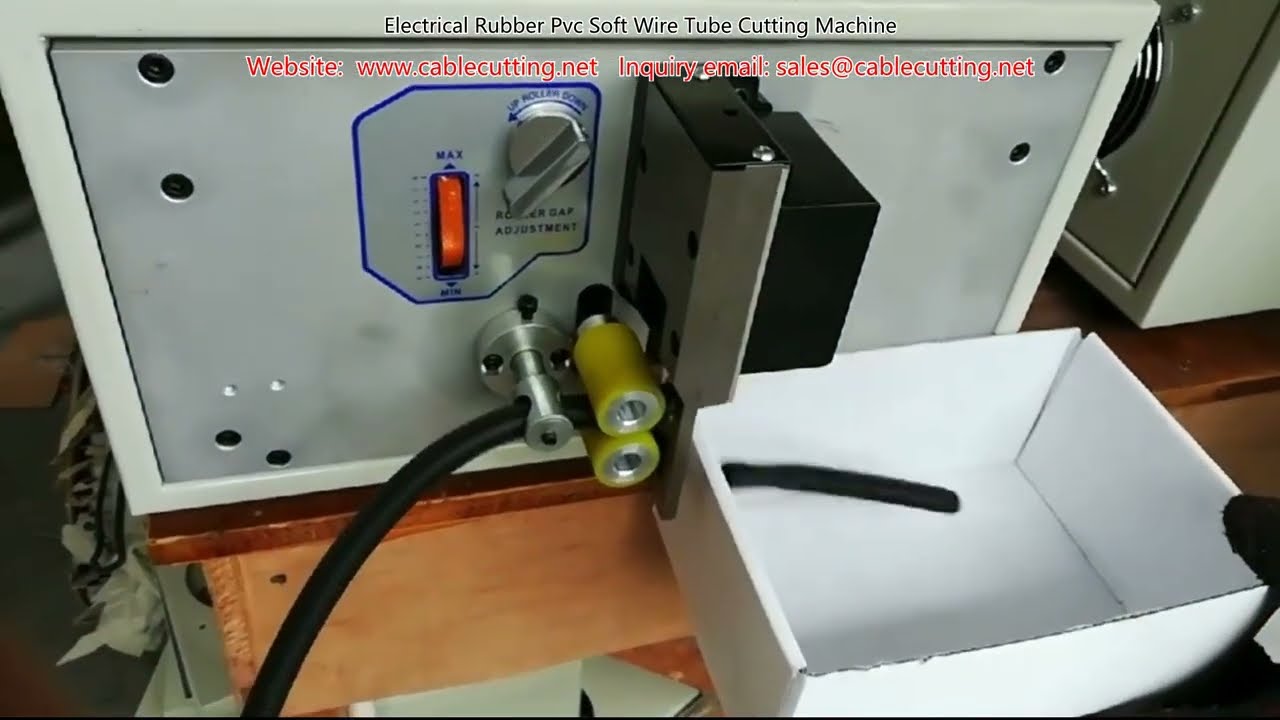 Macchina Taglierina per Tubi in PVC e Gomma - Taglio Preciso per Cavi Elettrici
