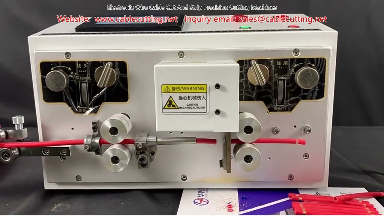 Macchine di Precisione per Taglio e Spelatura Cavi Elettrici - Automazione Industriale