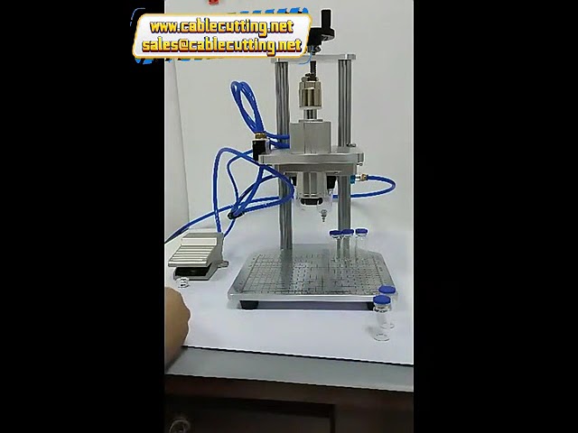 Cappucciatura pneumatica per fiale e bottiglie: macchina Xilin per liquidi orali e infusioni
