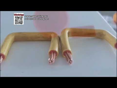 Macchina Automatica Computerizzata per Taglio, Spelatura e Piegatura di Cavi 35mm²