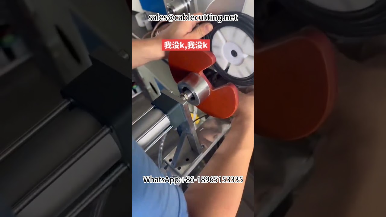 Macchina automatica per cavi dati: contametri, avvolgitore e legatrice