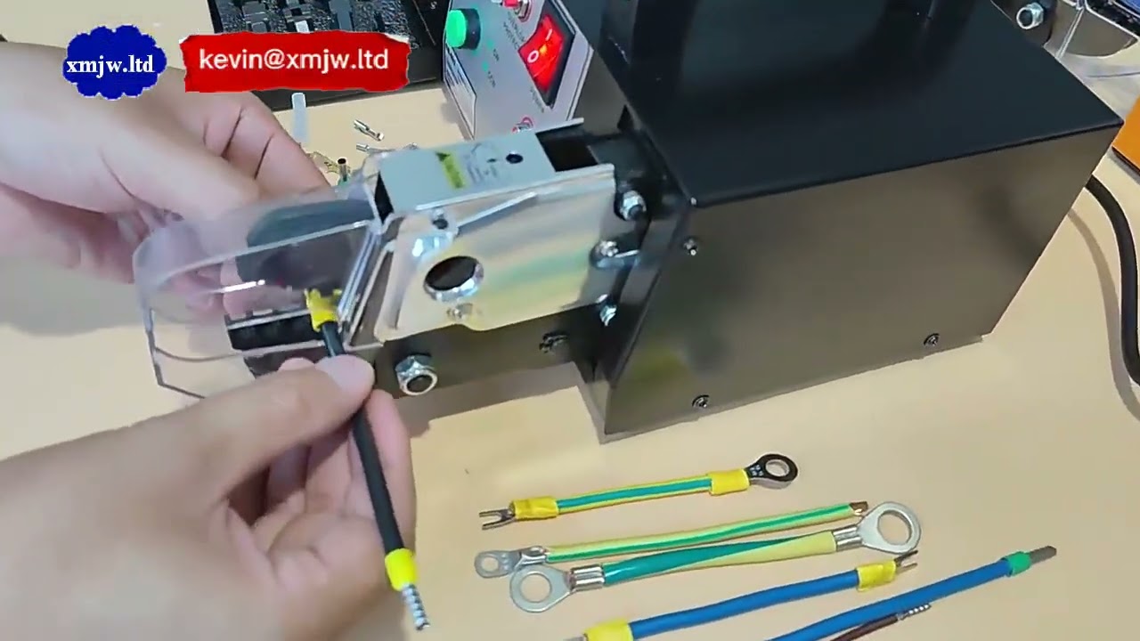 Crimpatrice Elettrica Semi-Automatica per Terminali Preisolati - Alta Precisione
