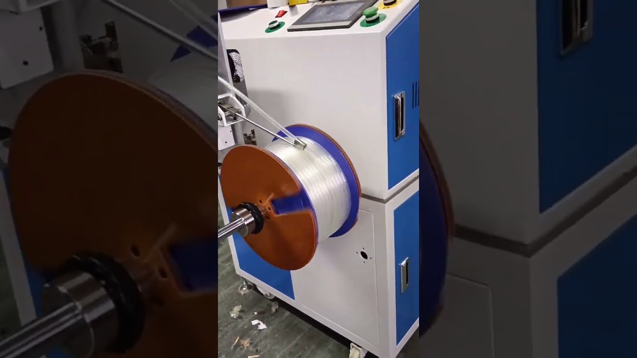 Macchina automatica per avvolgimento tubi PU: conteggio, taglio e avvolgimento diametro 1-16 mm