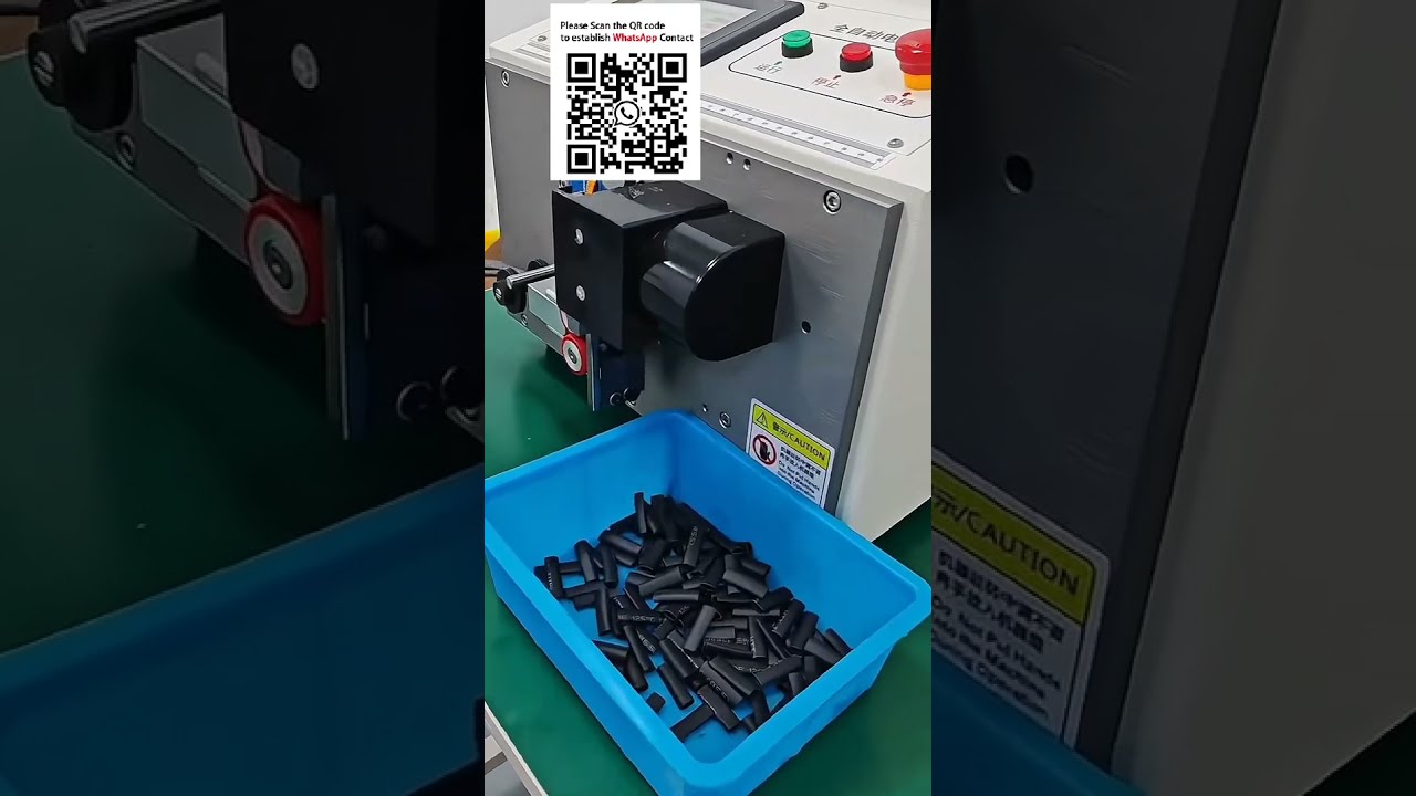Tagliatubi Automatico Computerizzato per Tubi Termoretraibili Rotondi e Piatti
