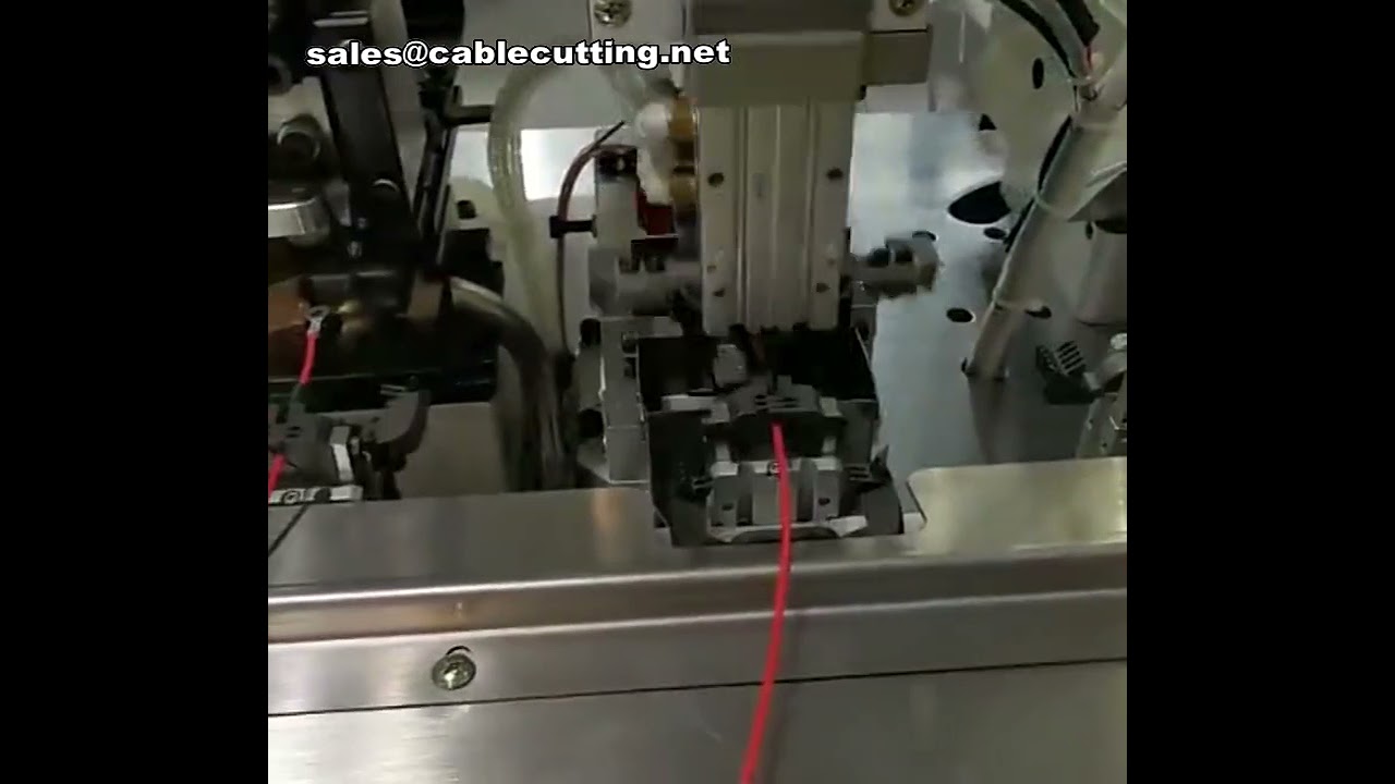 Macchina per crimpatura cavi termoretraibili | Infilatura automatica tubi termoretraibili | Asciugatura