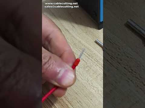 Macchina Crimpatrice Pneumatica per Terminali a Tubo Flangiato – Test di Crimpatura