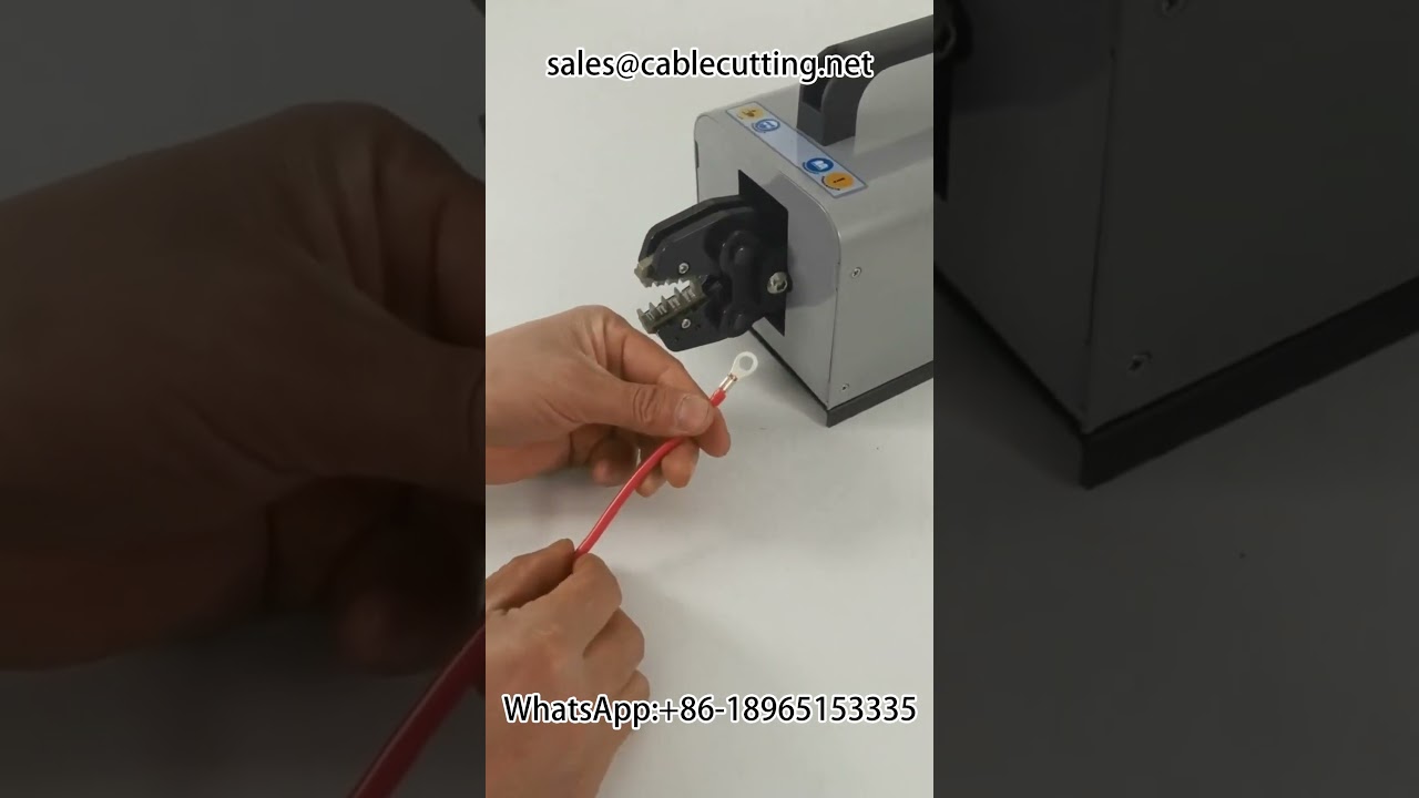 Macchina crimpatrice terminali elettrica: precisione e velocità per l'automazione