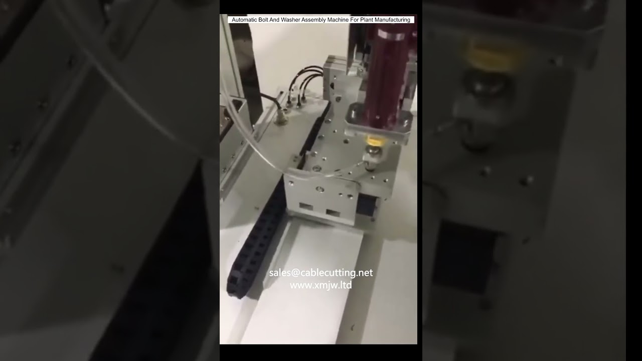 Macchina automatica per assemblaggio bulloni e rondelle per produzione industriale