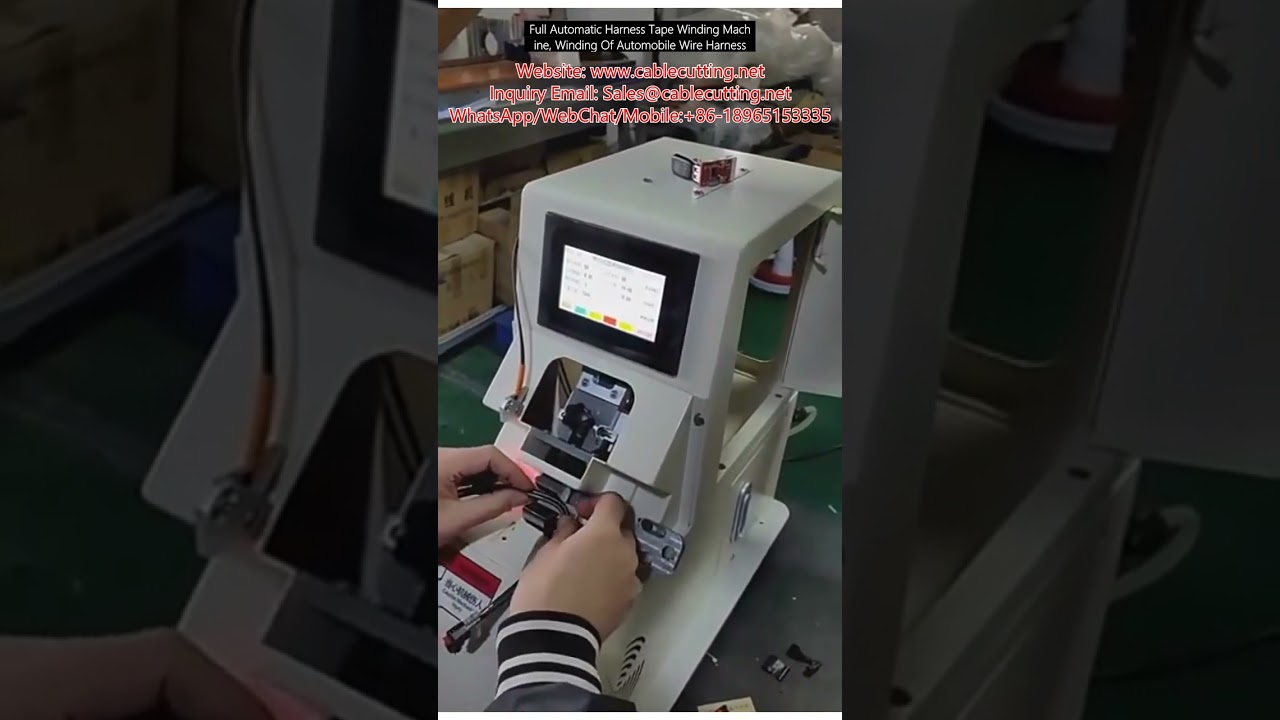 Macchina Avvolgitore Nastro Automatico per Cablaggi Auto: Precisione e Velocità