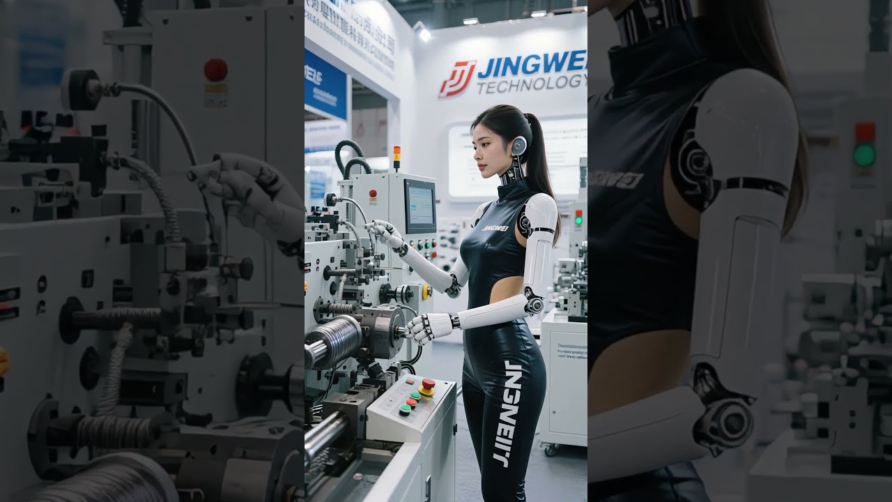 Robot per lavorazione cavi: dimostrazione operativa #macchina #cavo #fabbrica #filo #cnc