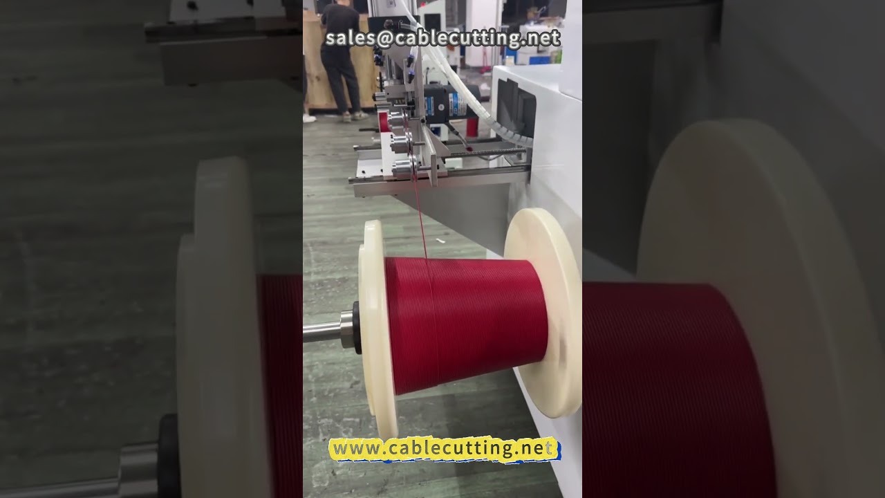 Macchina avvolgitrice automatica per cavi a metraggio 23 | Lavorazione filo elettronico e automazione industriale